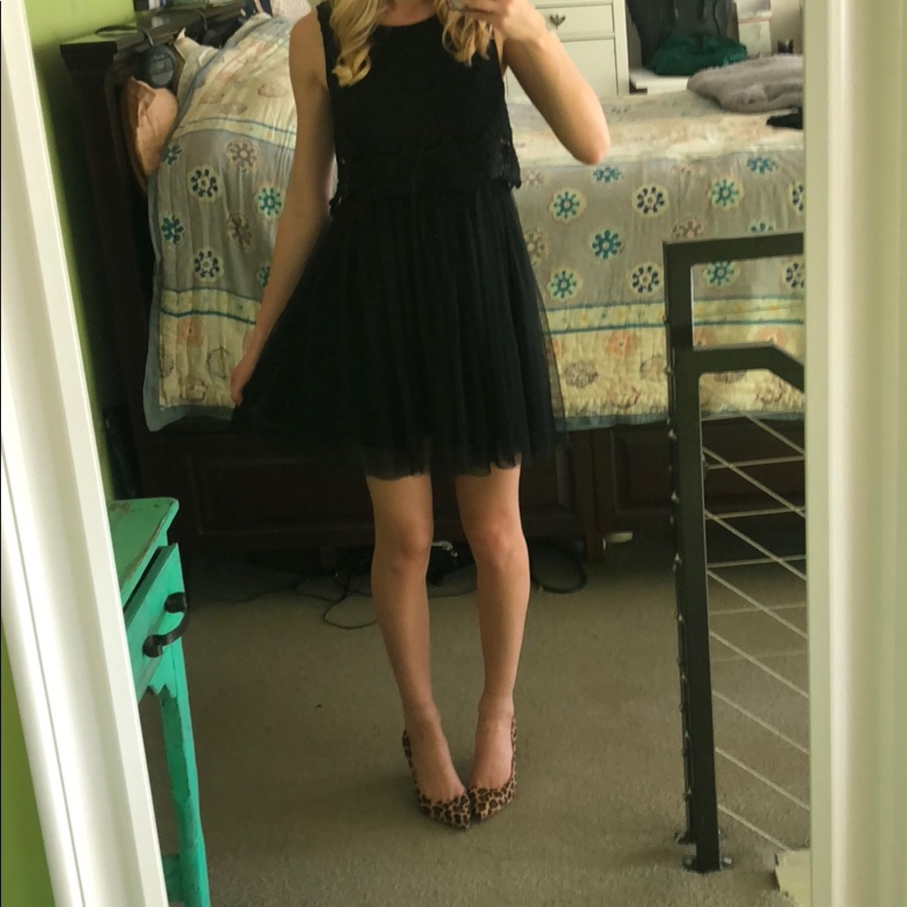 Ark & Co. Tulle & Lace little black dress